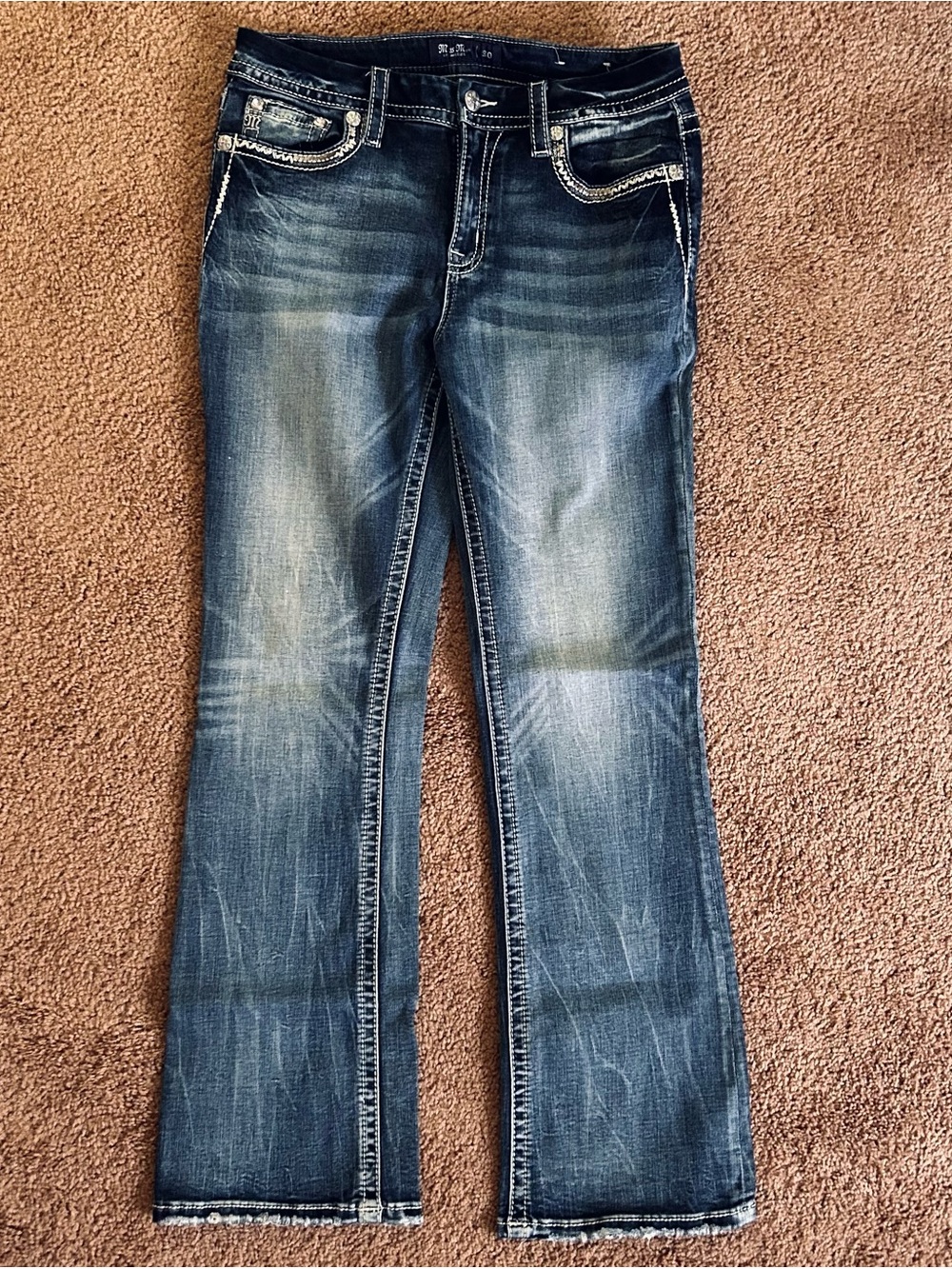 Miss Me Embroidered Bootcut Jeans | Size: 30 - Picture 4 of 5